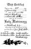 John W. & Bessie H. (Stokes) Harding marriage certificate