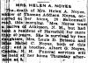 Helen A. (Noyes) Noyes obituary