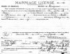 John H. & Rubie (Robinson) Noyes marriage license and certificate