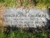 Maurice N Crooker military marker