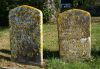 Charles Little and his sister Frances Chase Dame gravestones