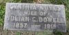 Cynthia (Noyes) Dowell gravestone