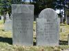 Judith (Ingalls) & Rebecca (Hayward) Eaton gravestones