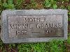 Minnie Gramke gravestone