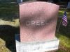 Charles Henry & Elizabeth (Sweetser) Greely gravestone (obverse-summer)
