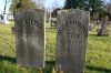 Samuel E. & Sarah (Hale) Greenleaf gravestones