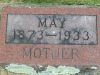 May E. (Jefferies) Harrison gravestone