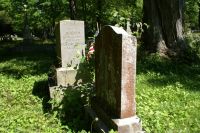 Rev. Joseph N. & Florence (Atwood) Haskell gravestone