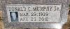 Donald Clement Murphy gravestone