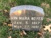 Ann Maria (Haydon) Noyes gravestone