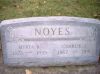Charlie and Myrtie Noyes monument