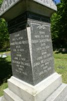 Eben & Mary Stretton (Pike) Noyes monument