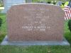 Edward K. & Mary E. (Hamilton) Noyes monument (reverse)
