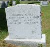 Edward M. & Abbie (Currier) (Thyng) Noyes gravestone