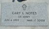 Gary L. Noyes military marker