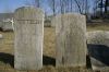 John, Sarah Sheldon & Martin Noyes gravestones