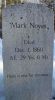 Mark Noyes gravestone