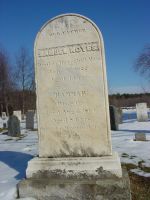 Samuel & Hannah P. (Dow) Noyes gravestone