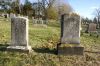 Martha E. and brother Walter F. Poore gravestones