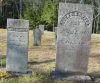 Ann C. and brother Eben B. Sawyer gravestones