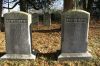 Betsey J. (Davis) Sawyer and her sister Susan Davis gravestones