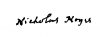Nicholas Noyes Signature