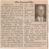 Allen Raymond Pike obituary