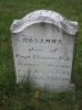 Rosanna Brown gravestone