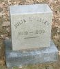 Julia (Carrier) Ackley gravestone