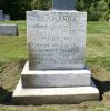 Alamanda and her sister Mary W. Aldrich gravestone