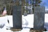 Capt. Simeon & Phebe (Clark) Atkinson gravestones