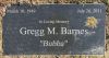 Gregg M. Barnes gravestone
