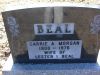 Carrie A. (Morgan) Beal gravestone