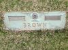 Merton A. & Lucy A. (Noyes) Brown gravestone