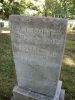 Abram & Fidelia (Dunn) Burt gravestone