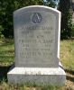 Charles C. & Frances A. (Little) Dame gravestone
