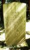 Mary (Jaques) (Adams) Dawkins gravestone