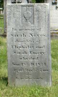 Sarah Noyes Emery gravestone