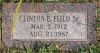 Clinton E. Field, Sr. gravestone