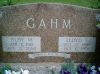 Lloyd E. & Ruby M. (Butts) Gahm monument