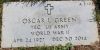 TEC Oscar L. Green military marker