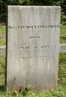Mrs. Ann (Moulton) Griffin gravestone.