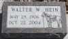 Walter W. Hein gravestone