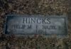 Philip M. & Hazel (Bennett) Hincks gravestone