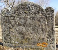 Elizabeth Huse gravestone