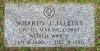 Corporal Wilfred J. Jalbert USMC military marker