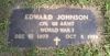 Edward Johnson military marker
