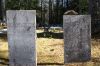 Deacon Daniel & Martha (Clemmens) Ladd gravestones