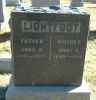 Amos B. & Mary E. (Milliken) Lightfoot monument