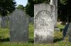 Mary (Carleton) Little & granddaughter Polly (Little) Ayer gravestones